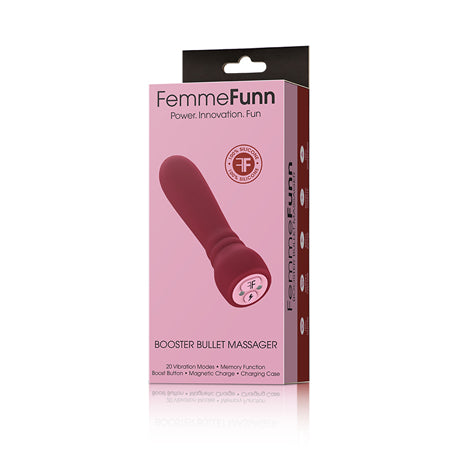 70346 Femme Funn Booster Bullet - Maroon - Image 1