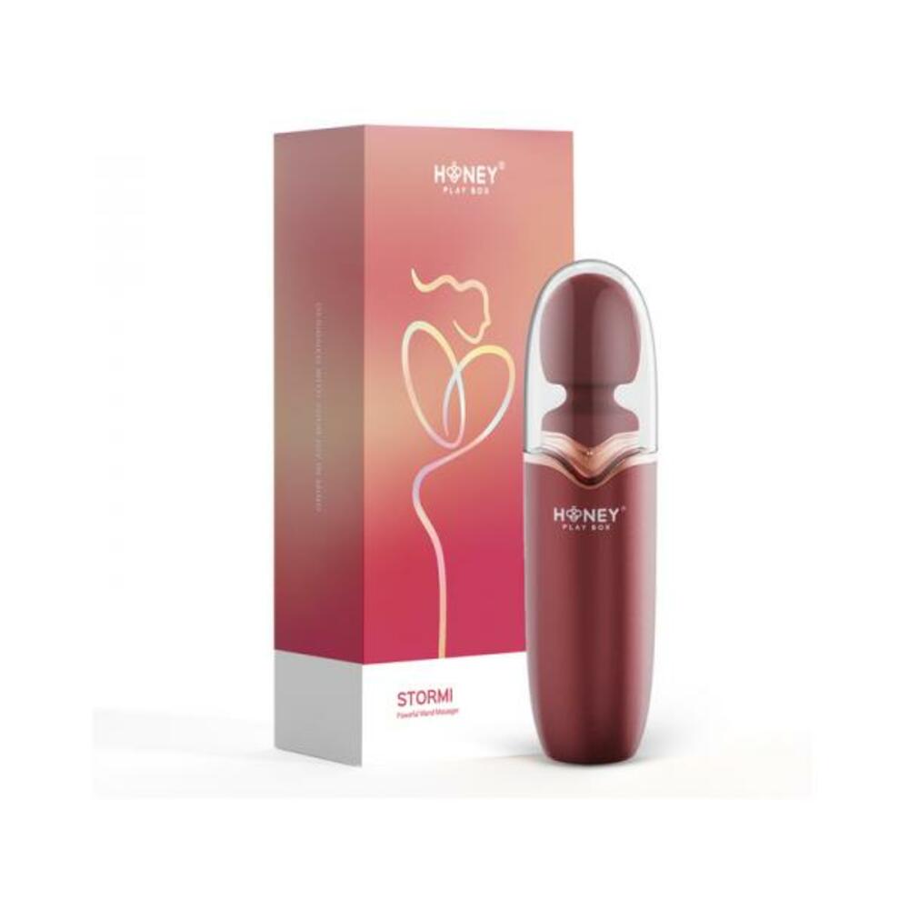 710022364249_1 Honey Play Box Stormi Powerful Wand Massager With Charging Case - Image 1