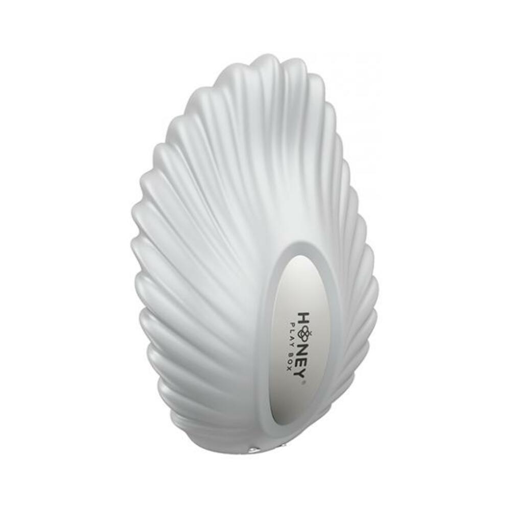 710022364287_1 Pearl App-controlled Magnetic Panty Vibrator - White - Image 1
