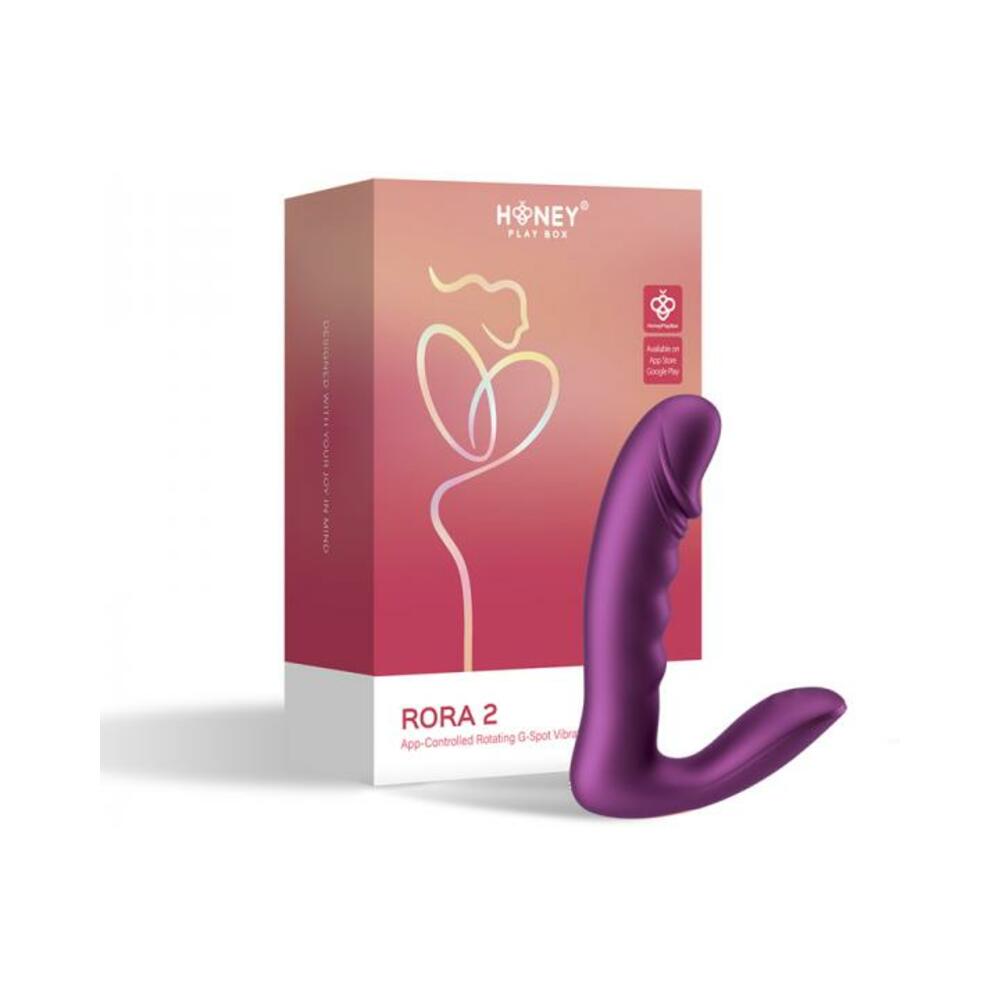 710022364348_1 Honey Play Box Rora 2 App-controlled Rotating G-spot Vibrator & Clit Stimulator - Image 1