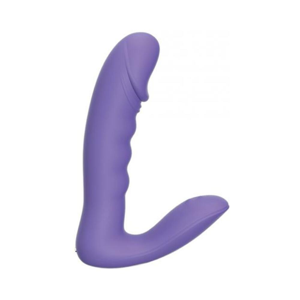 710022364591_1 Rora App-controlled Rotating G-spot Vibrator & Clitoral Stimulator - Purple - Image 1