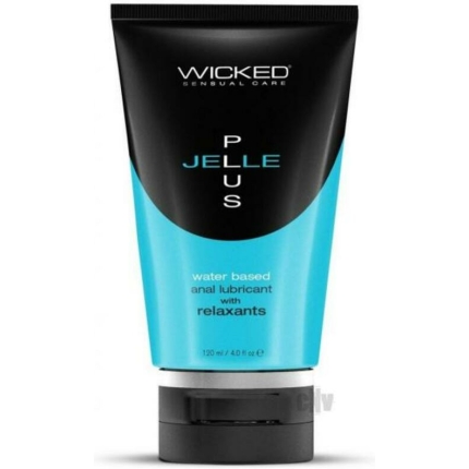 Wicked Jelle Plus Anal Lubricant With Relaxants 4oz