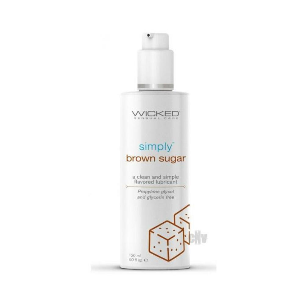 713079911442_1 Simply Brown Sugar Lube 4oz - Image 1