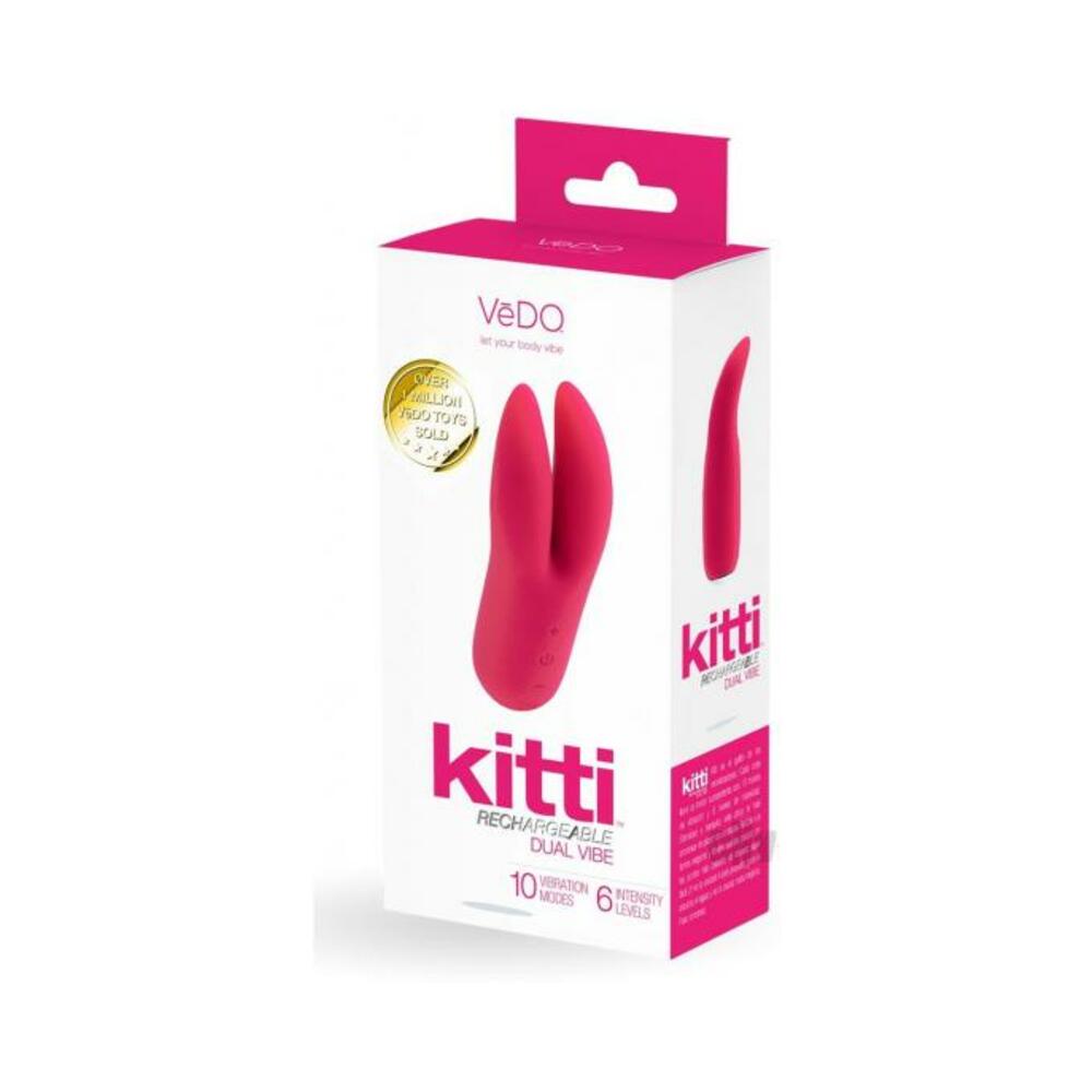 716053727770_1 Vedo Kitti Rechargeable Dual Vibe Foxy Pink - Image 1