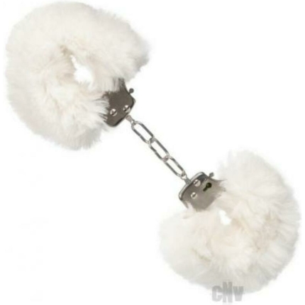 Ultra Fluffy Furry Cuffs White