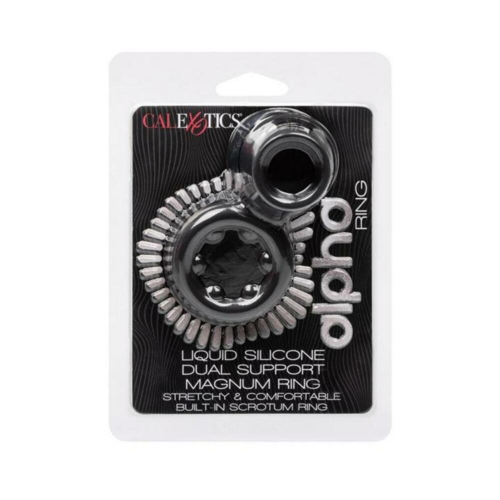 716770102942_1 Alpha Liquid Silicone Dual Magnum Ring - Image 1