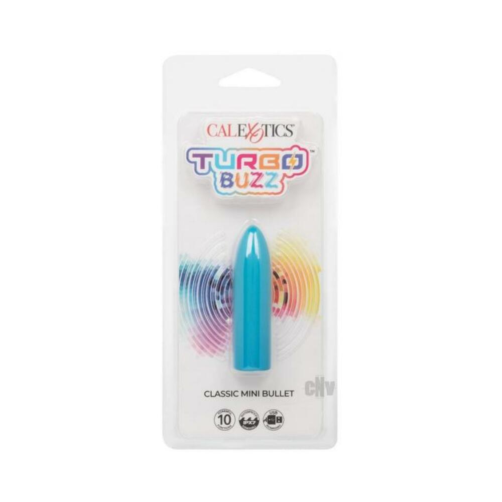 716770107398_1 Turbo Buzz Classic Mini Bullet Stimulator - Blue - Image 1