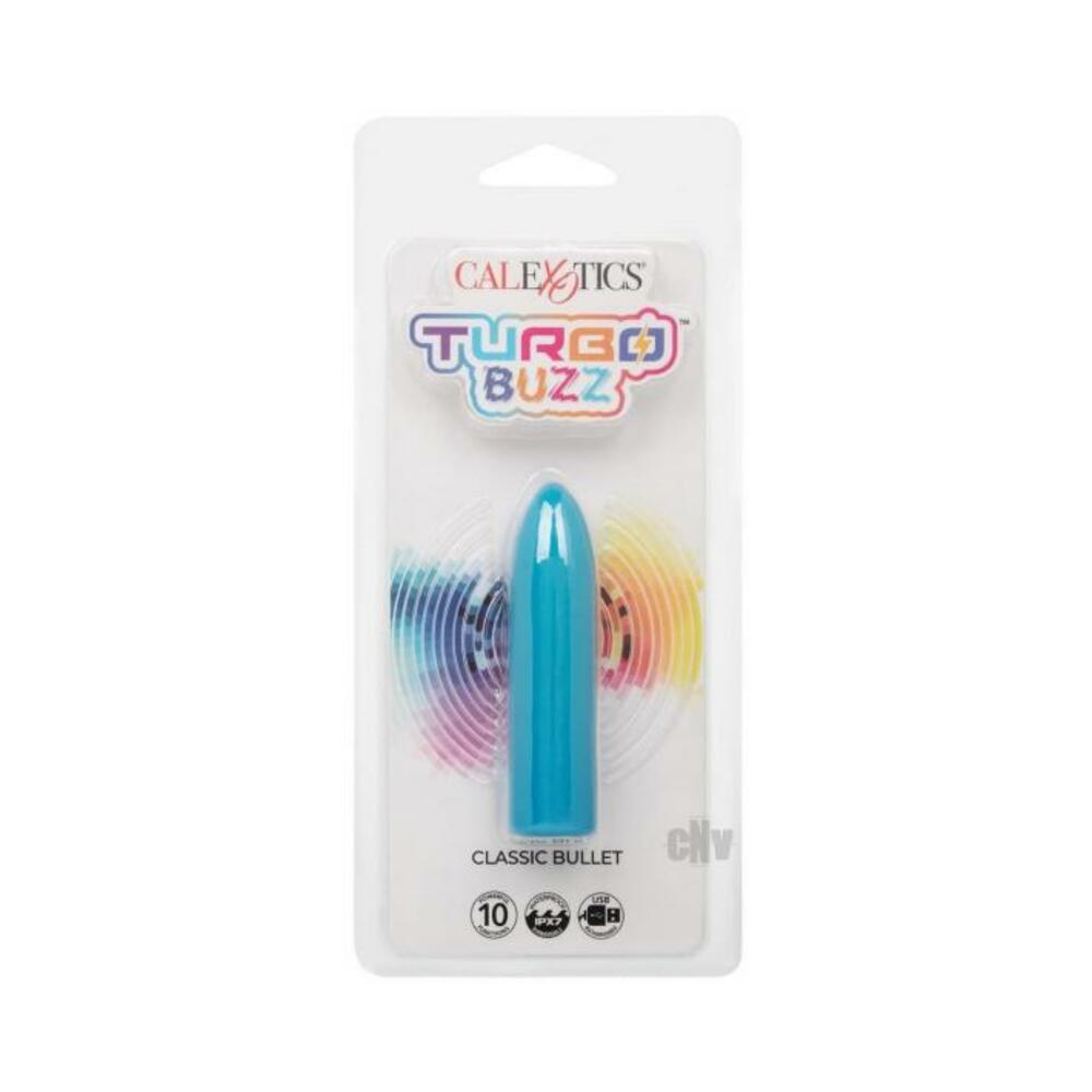 716770107435_1 Turbo Buzz Classic Bullet Stimulator - Blue - Image 1