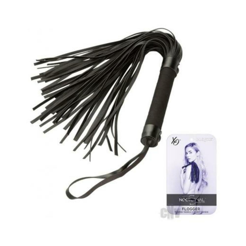 716770108470_1 Nocturnal Collection Flogger - Black - Image 1