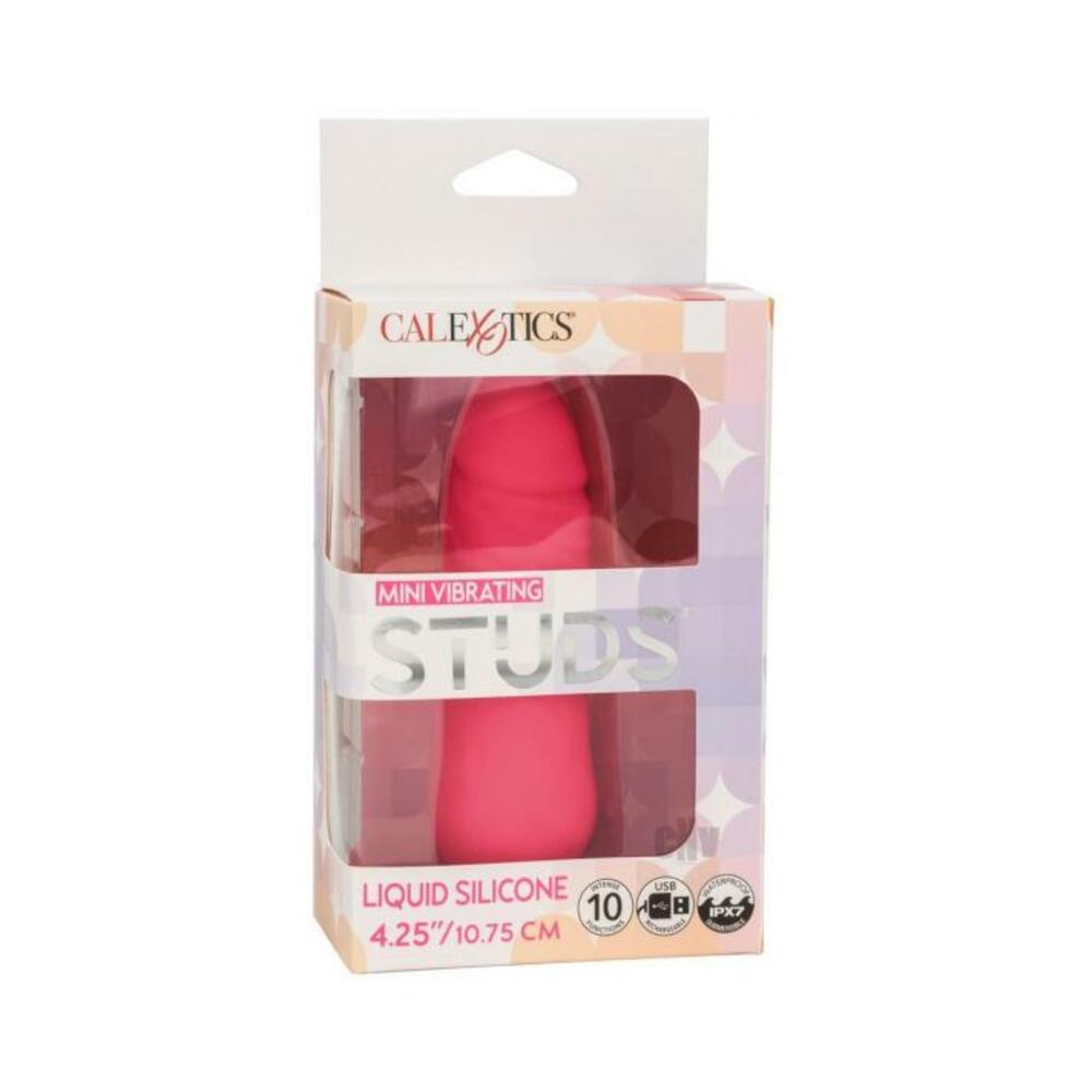 716770108548_1 Silicone Studs Mini Vibrating Studs - Pink - Image 1