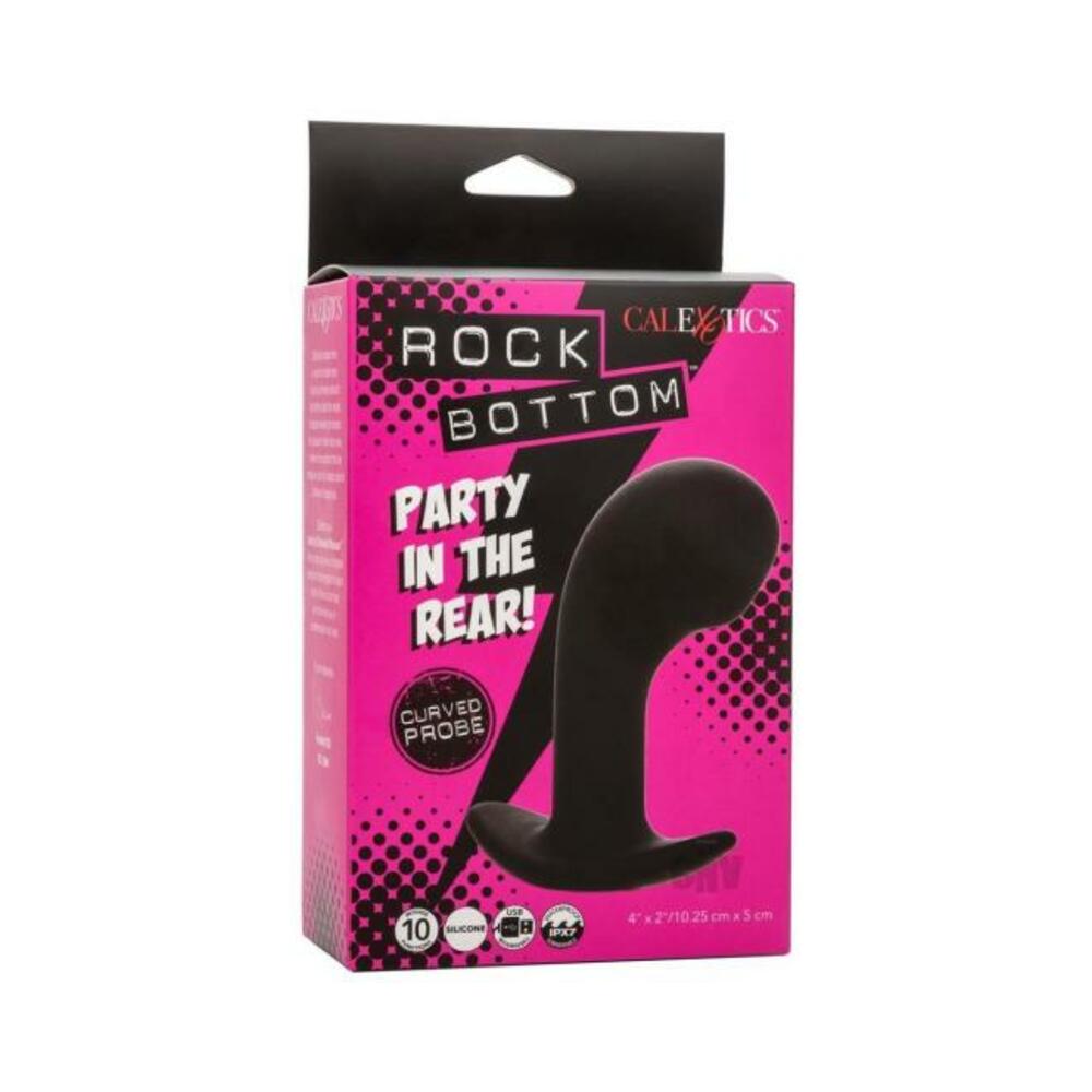 716770108647_1 Rock Bottom Curved Prostate Probe - Black - Image 1