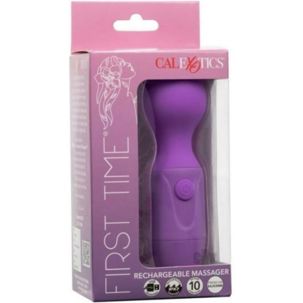 First Time Rechargeable Vibrator Massager - Purple