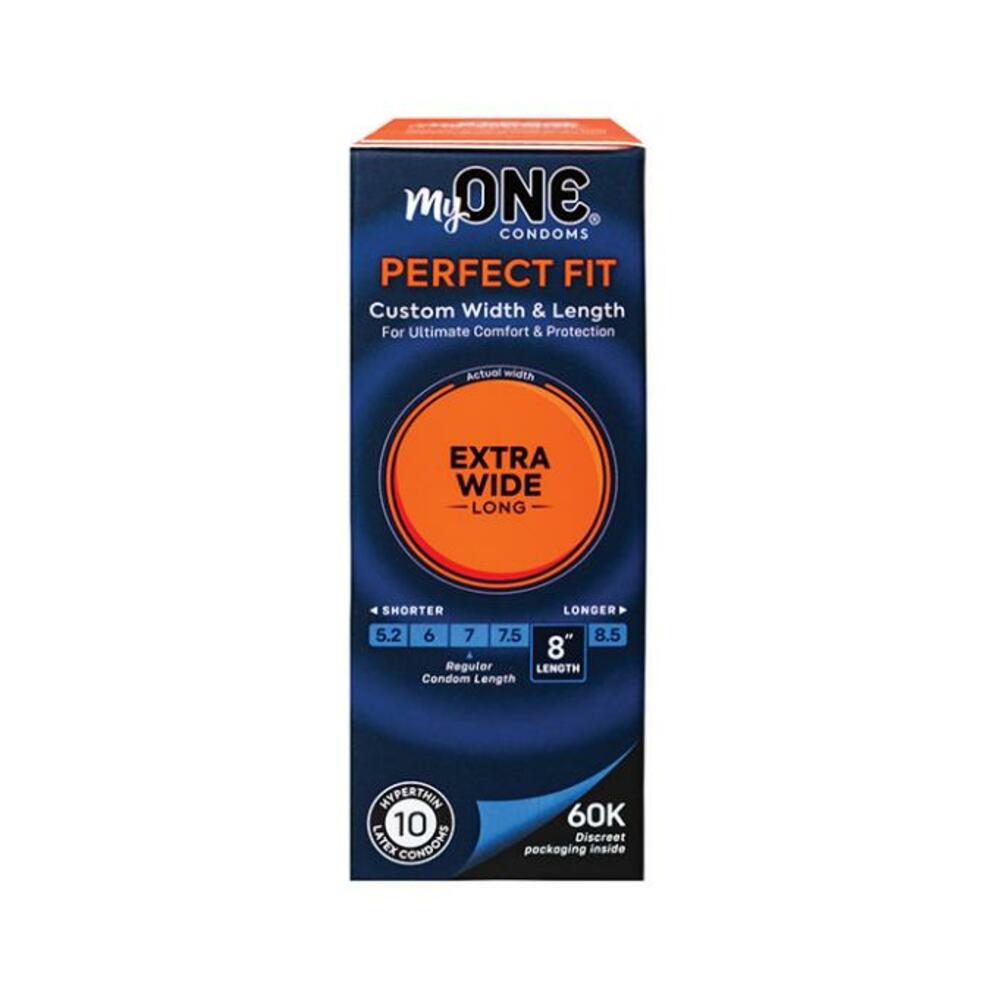 726893114401_1 My One Extra Wide & Long Condoms - Pack Of 10 - Image 1