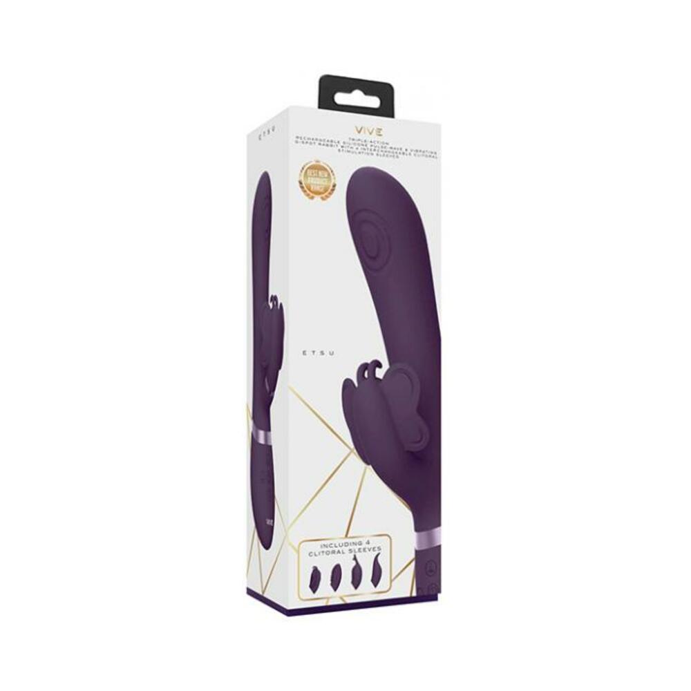 7423522537596_1 Vive Etsu Pulse Wave Gspot Rabbit Purple - Image 1
