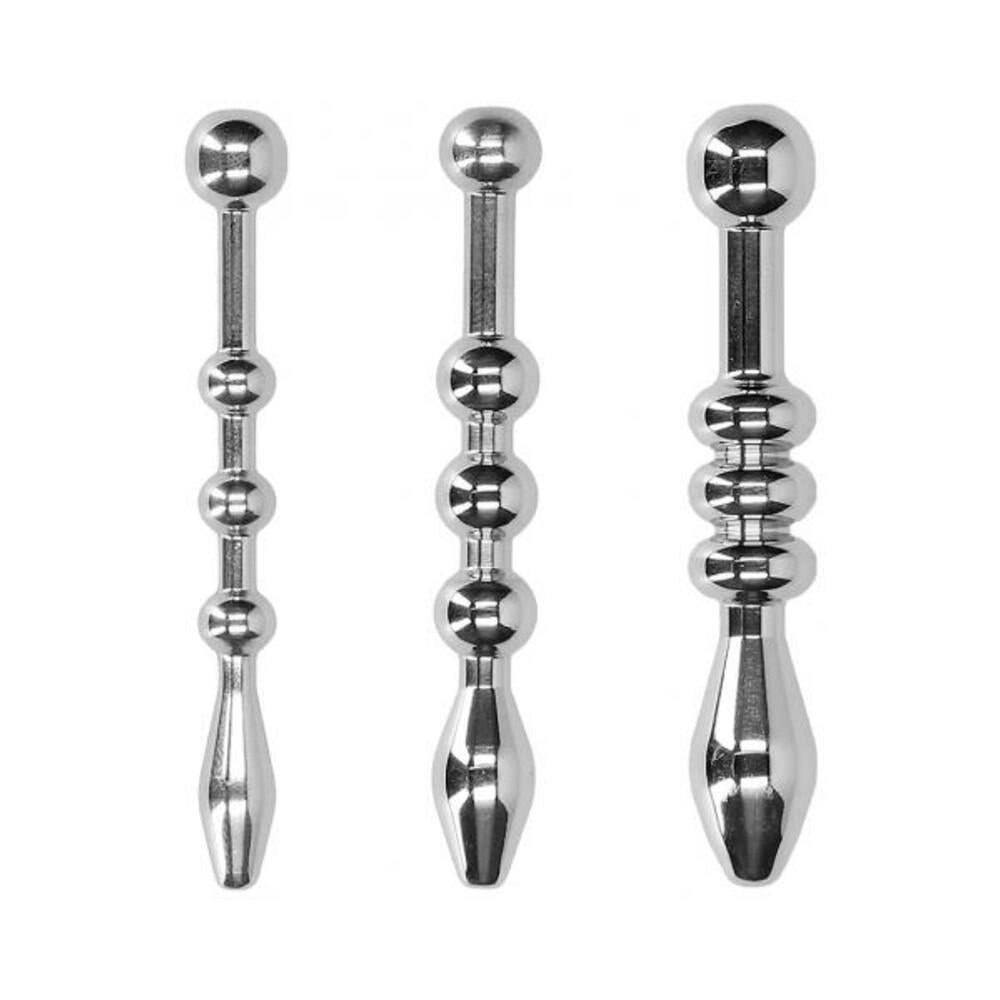 7423522552599_1 Urethral Sounding Metal Plug Set - Image 1