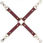 Ouch Halo Hogtie Connector Burgundy