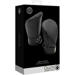Puppy Play Neoprene Lined Fist Mitts Black - Image 2