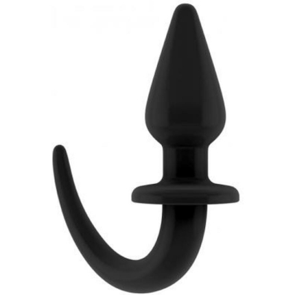Shots Ouch Puppy Play Tail Butt Plug - Black