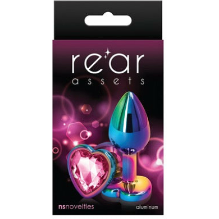 Rear Assets Multicolor Heart Small - Pink
