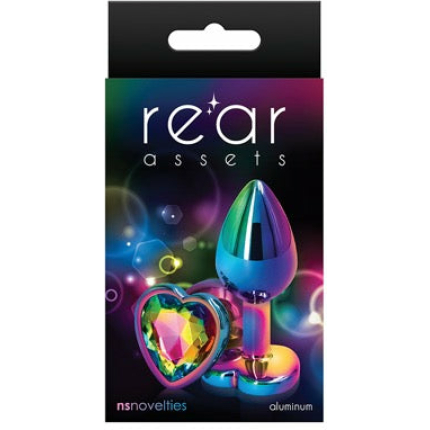 Rear Assets Multicolor Heart Small - Rainbow