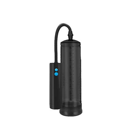 74573 Shots Pumped Rechargeable Extreme Power Pump w/Free Silicone Cock Ring - Black - Image 1