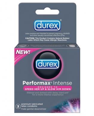 7607-07 Durex performance intense condom - box of 3 - Image 1