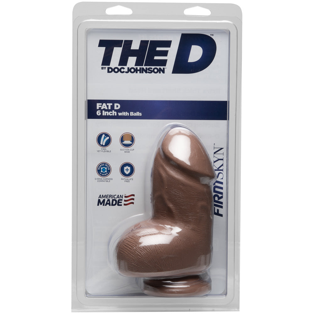 782421073022 The D 6 Fat D w/Balls - Caramel - Image 1