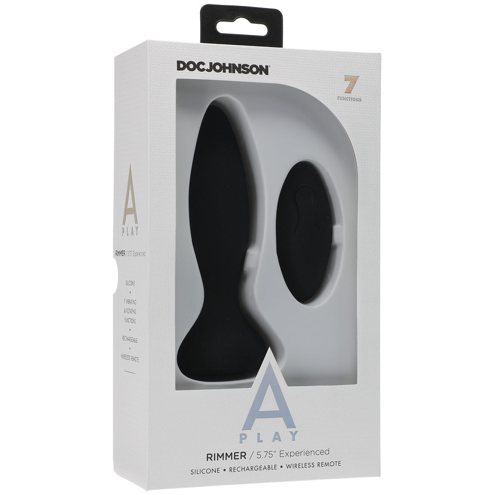 782421075699 A-play Rimmer Experi Plug W/remote Blk - Image 1