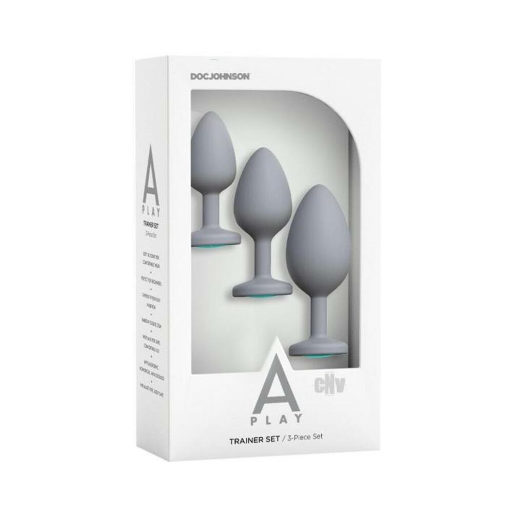 782421082154_1 A-play 3-piece Trainer Set Gray - Image 1