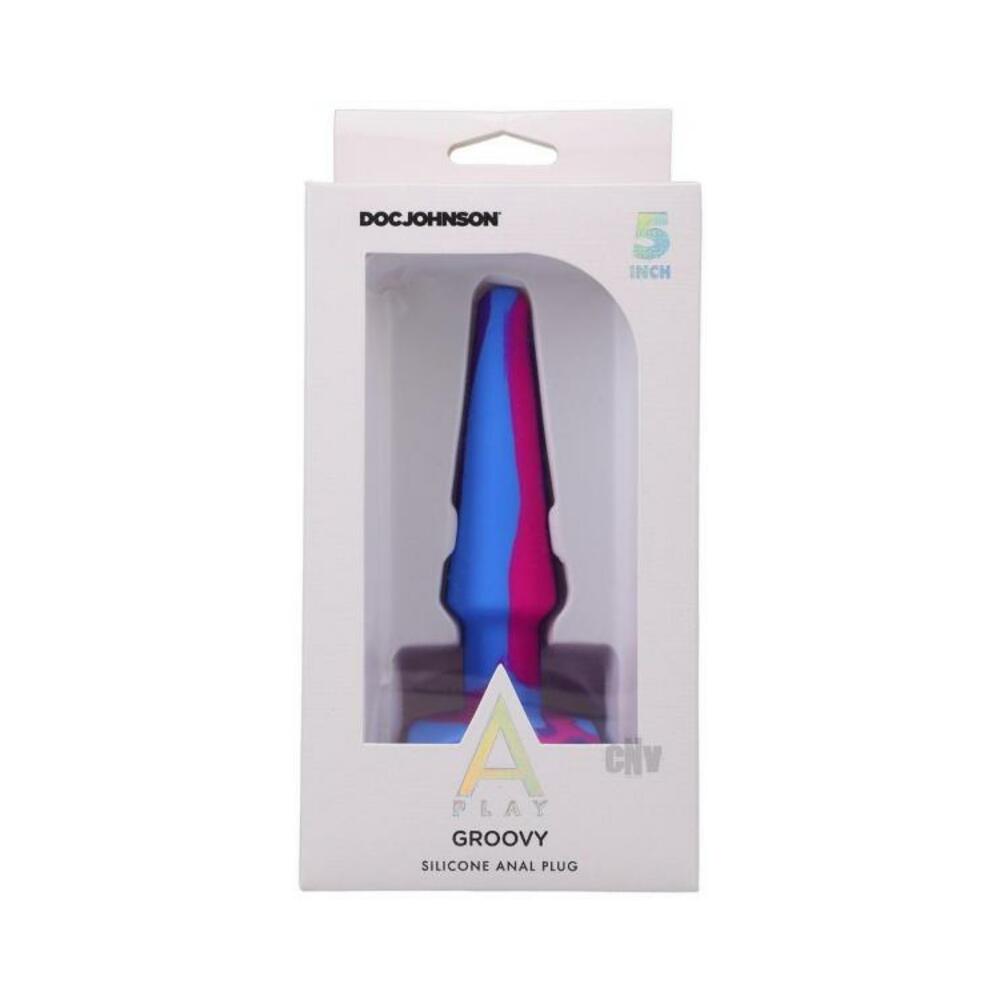 782421083335_1 A-play Groovy Silicone Anal Plug 5 Mage - Image 1