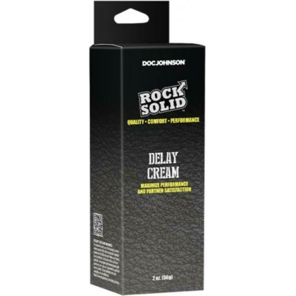 Rock Solid Delay Cream 2oz Boxed