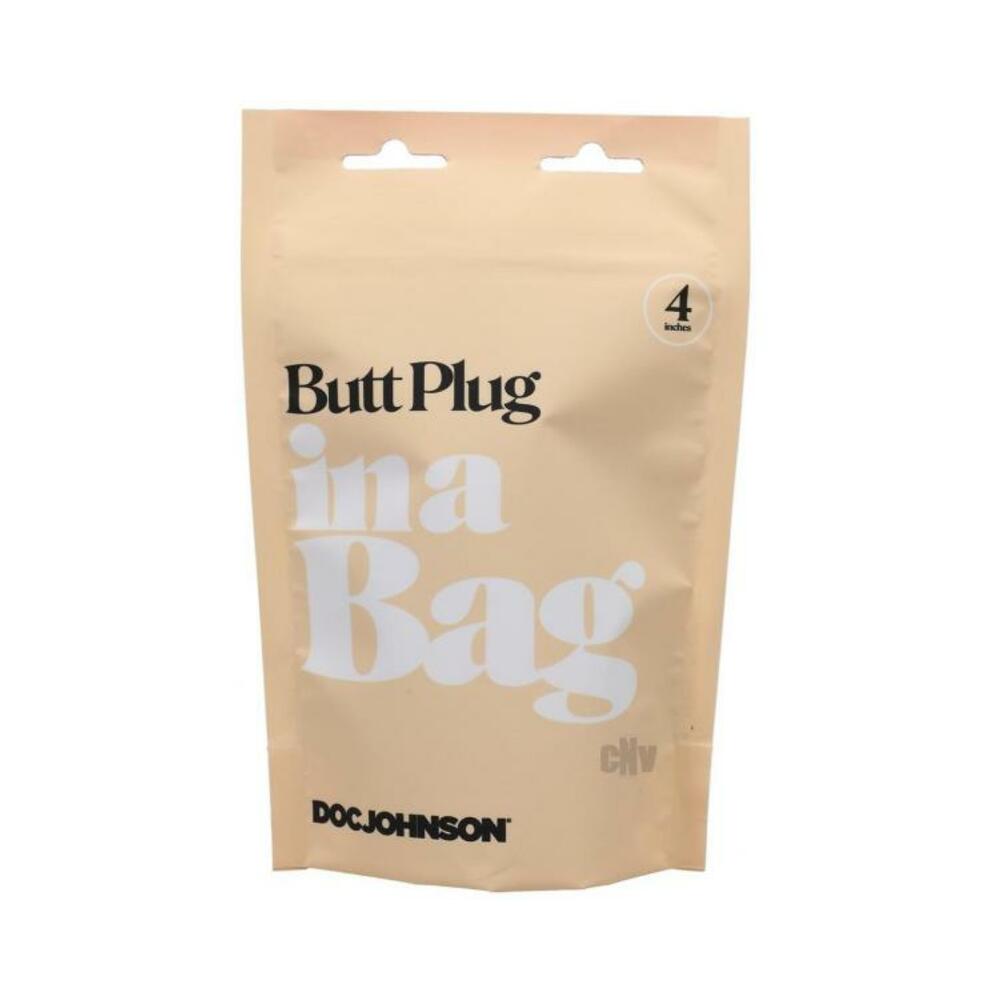 782421084479_1 In A Bag Anal Plug 4in Black - Image 1