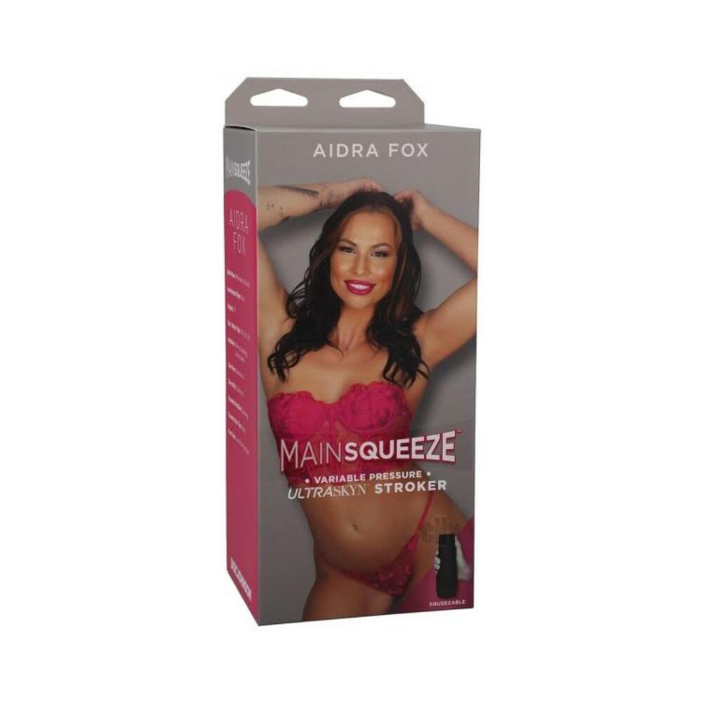 782421086053_1 Main Squeeze Aidra Fox Ultraskyn Stroker Vagina Tan - Image 1