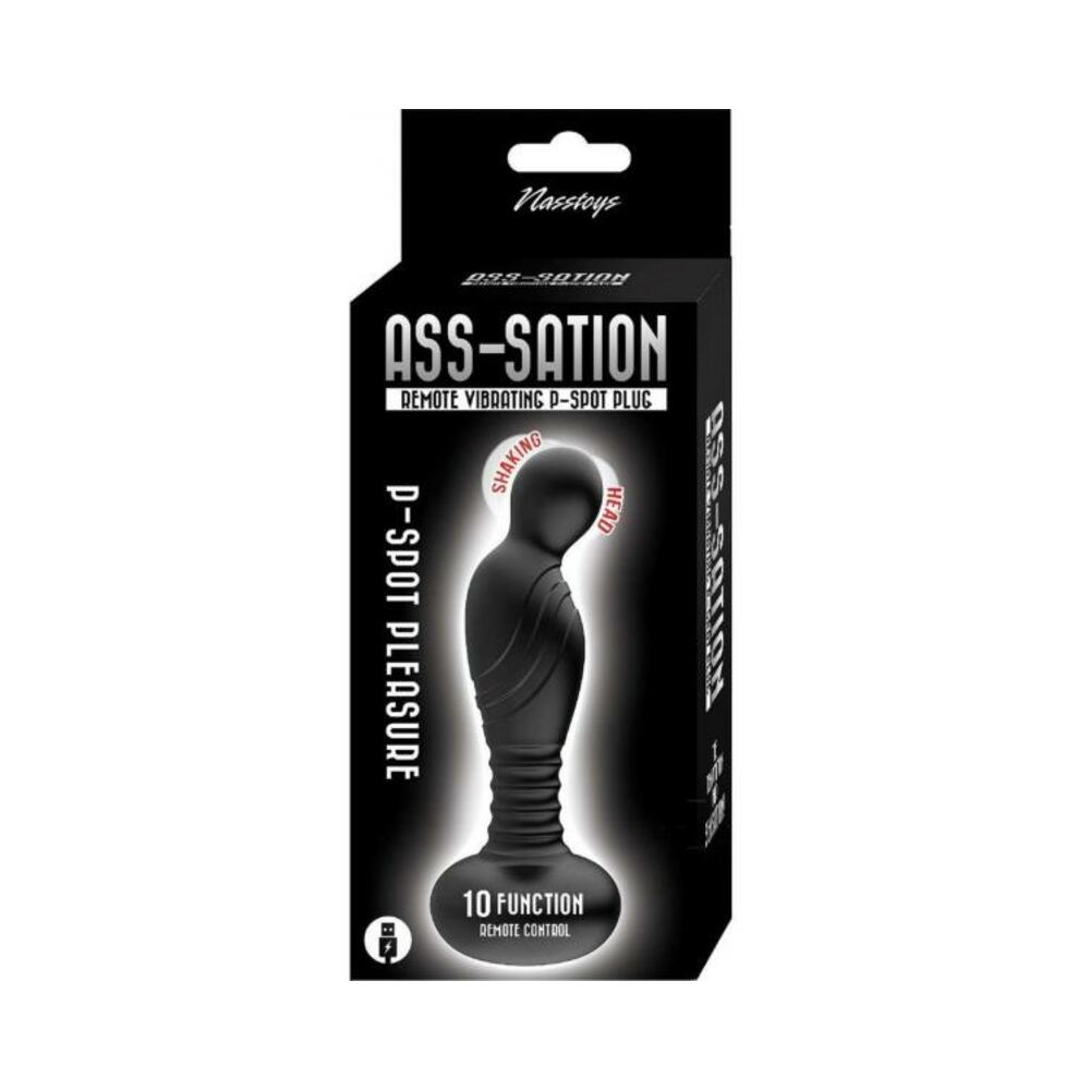 782631313703_1 Ass-sation Remote Pspot Plug Blk - Image 1