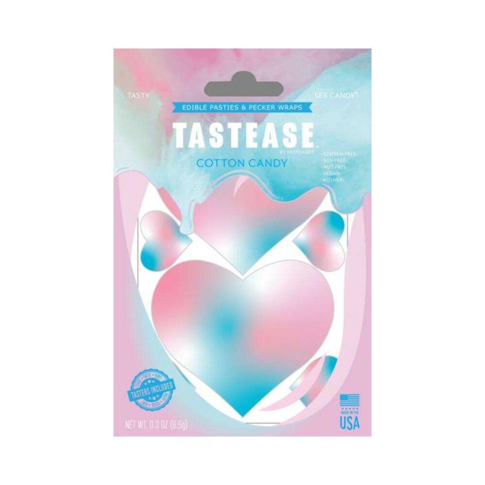 792264878173_1 Tastease Cotton Candy Edible Nipple Pasties & Pecker Wraps - Image 1