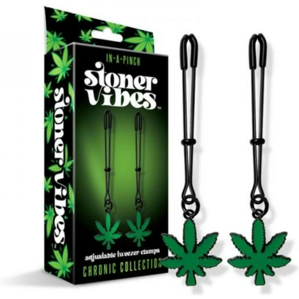 Stoner Vibes Chronic Collection Adjustable Tweezer Nipple Clamps