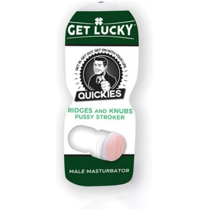Get Lucky Quickies Ridges And Knubs Pussy Stroker Male Masturbator