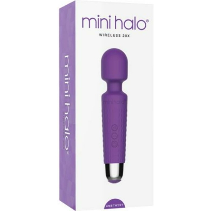 Mini Halo Wireless Wand 20x Silicone Amethyst