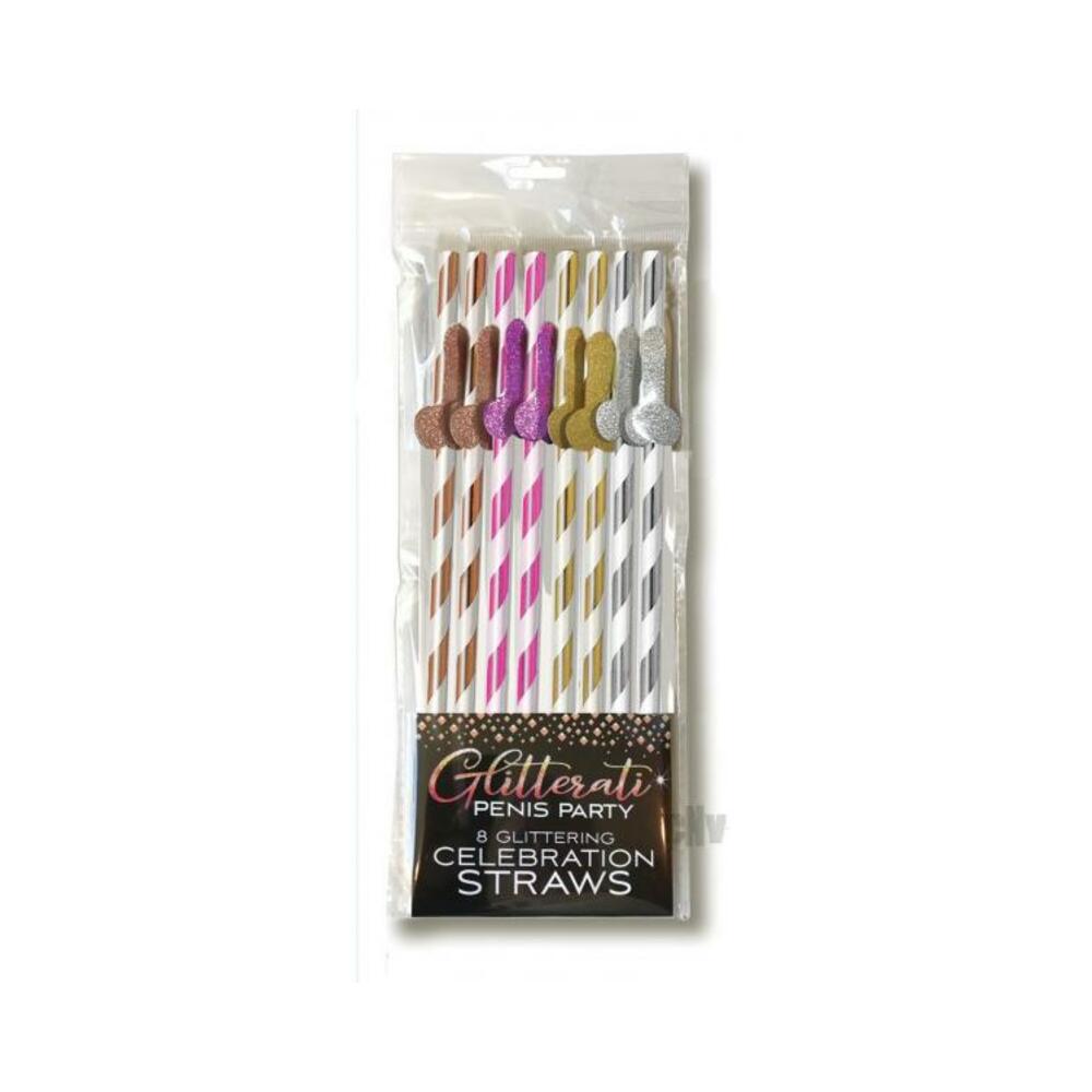 817717010402_1 Glitterati Tall Straws - Image 1