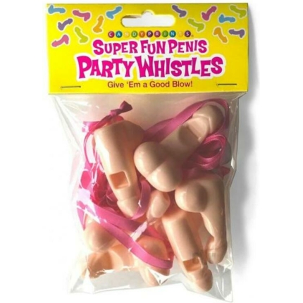 Super Fun Penis Party Whistles 6pk