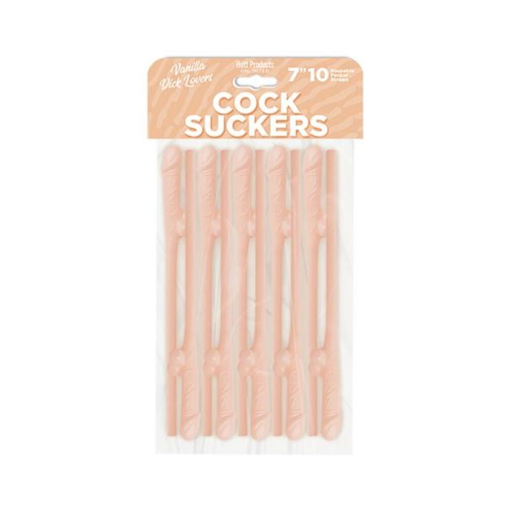 818631034482_1 Skins Pecker Straws Vanilla Lovers (10-pack) - Image 1