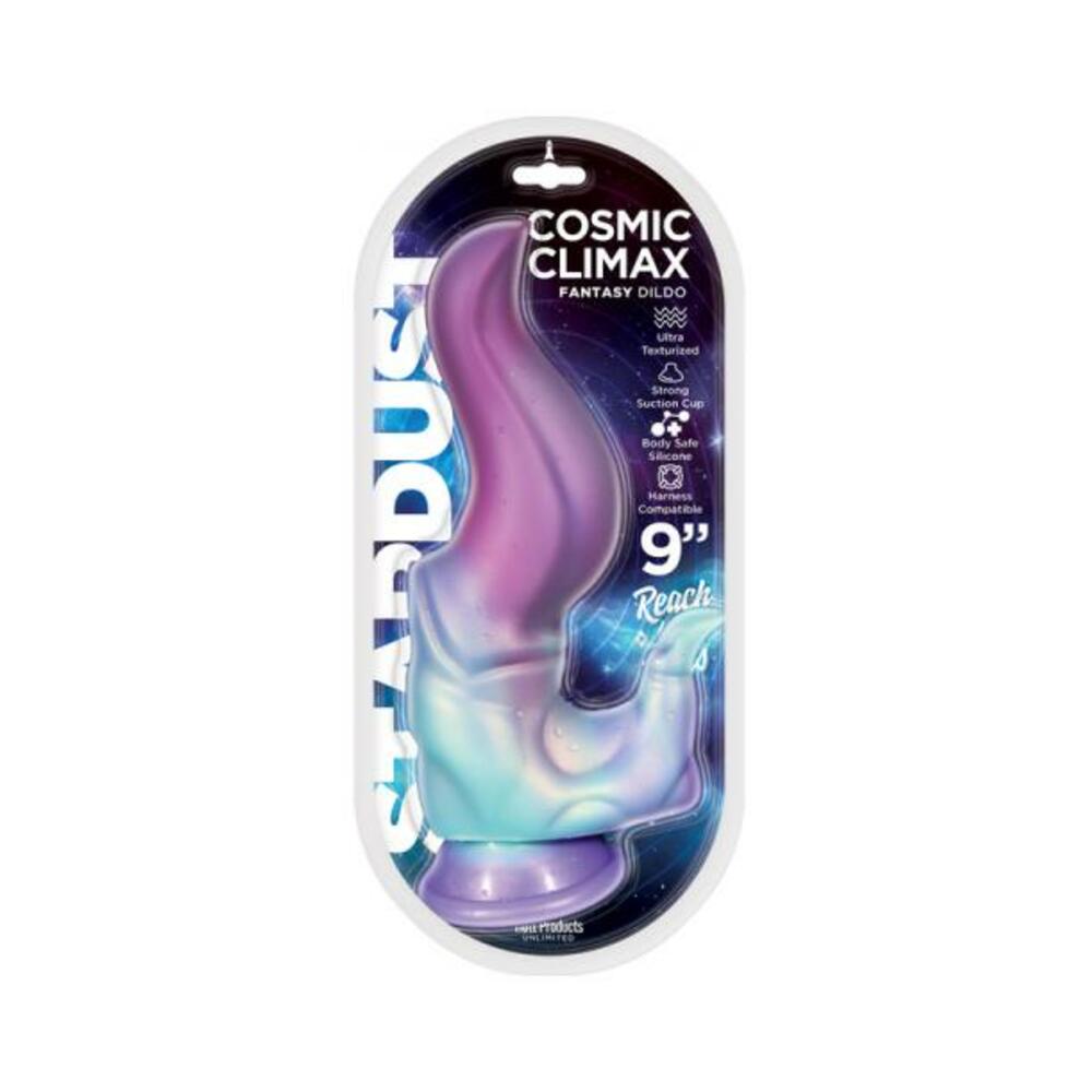 818631034840_1_35742cee-ff5b-42b0-9b61-f4f7340c8f67 Stardust Cosmic Climax 9 In. Silicone Dildo - Image 1