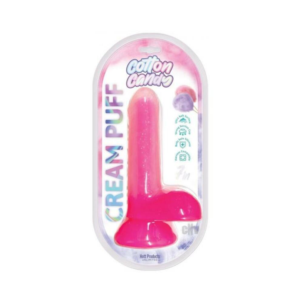 818631035144_1 Cotton Candy Cream Puff 6 Pink - Image 1