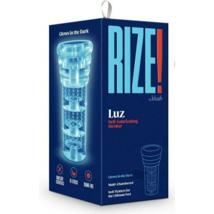 Rize Luz Self Lube Stroker Clear