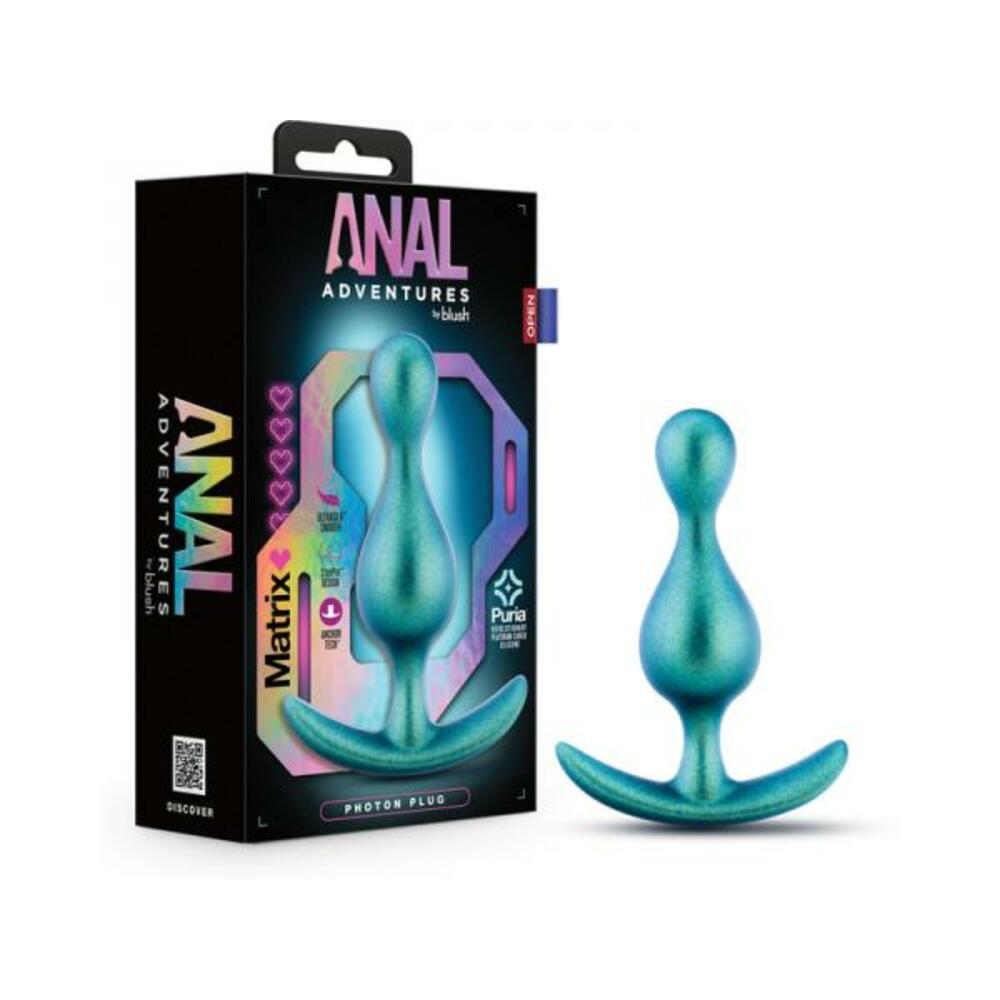 819835029687_1 Anal Adventures Matrix Photon Plug Neptune Teal - Image 1