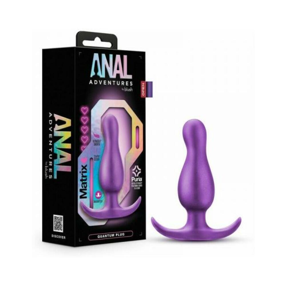 819835029724_1 Anal Adventures Matrix Quantum Plug Galactic Purple - Image 1