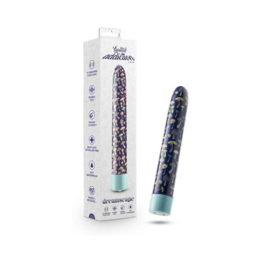 819835029915_1 Limited Addiction Utopia Rechargeable 7 In. Vibrator Aqua - Image 1