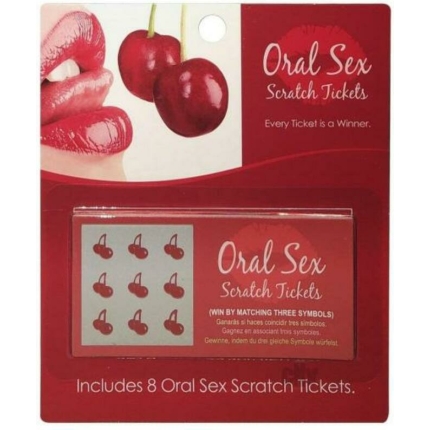 Oral Sex Scratch Tickets