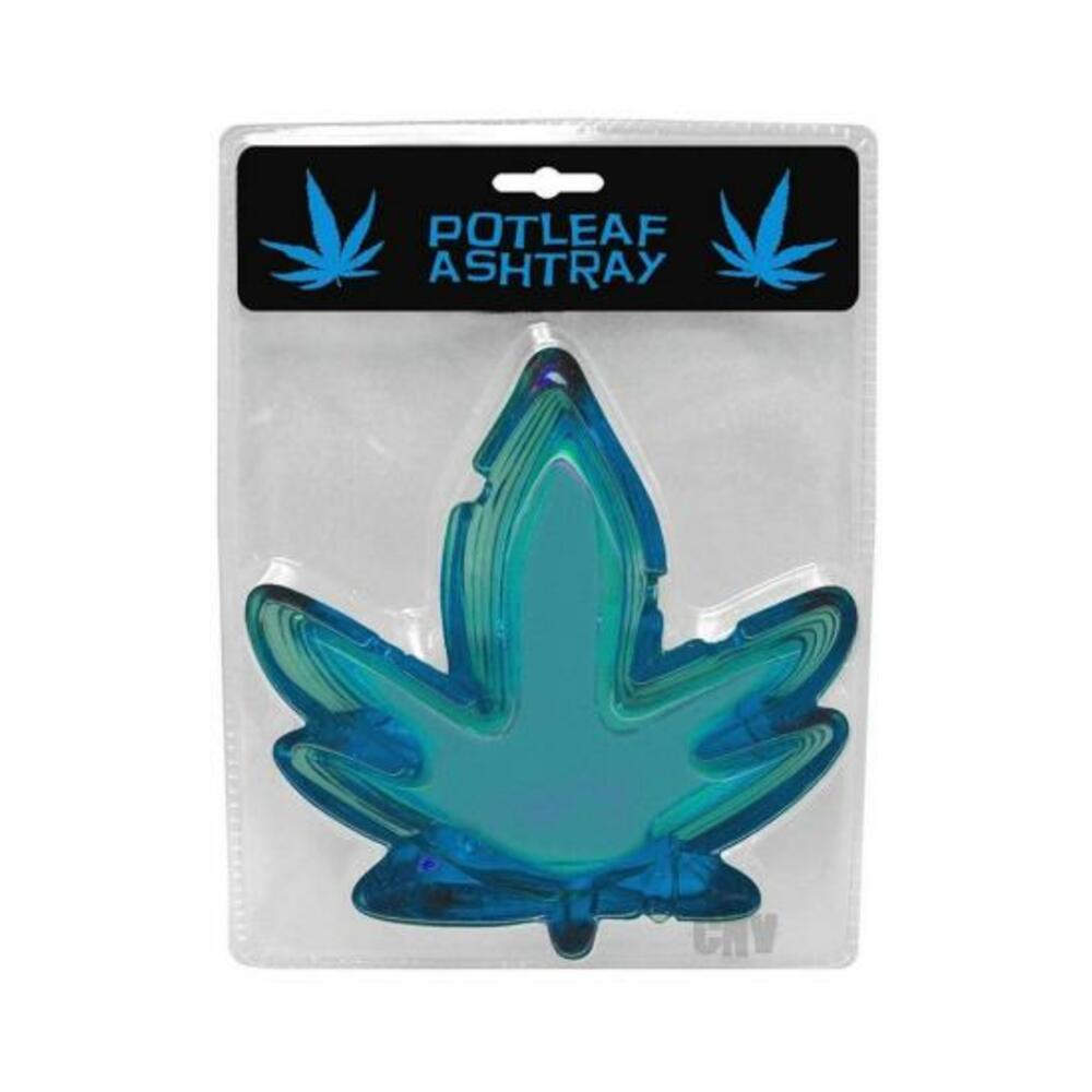 825156111321_1_e112deb1-9d4f-4454-b497-711c8cf763b9 Blue Pot Leaf Ashtray - Image 1
