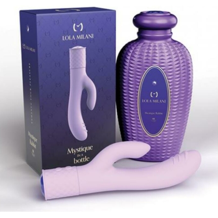 Lola Milani Mystique Rabbit W/orchid Bottle - Lilac